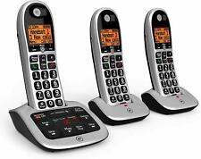 BT 4600 Trio Digital Cordless Phone Big Button Answer Machine 1 Year Warranty