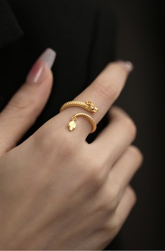 Year dragon adjustable ring - dragon,
