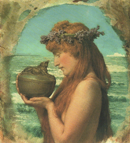Pandora and her jar - (box), by