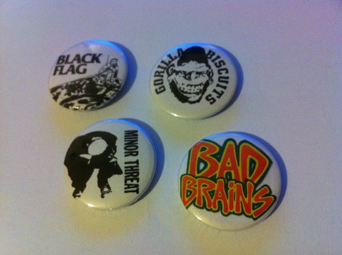 Hardcore punk mix button - hardcore,