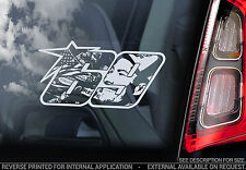 Nicky Hayden #69 - Car Window Sticker - Superbike MotoGP Number Decal Sign - V06