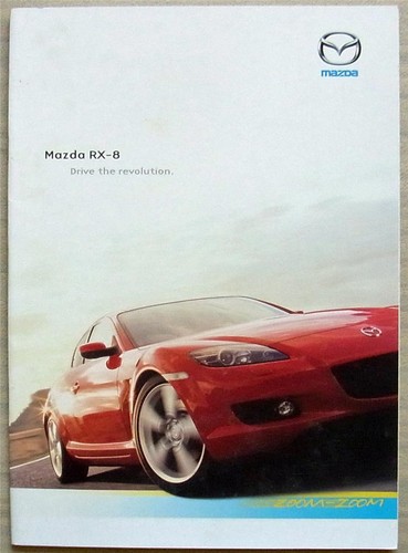 Mazda car sales brochure - mazda, rx-8