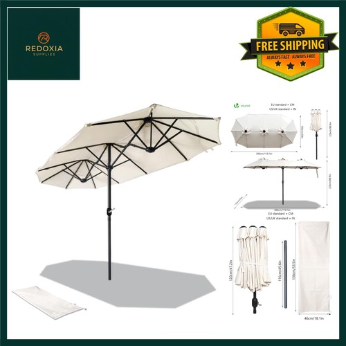 Large rectangular patio table - patio,