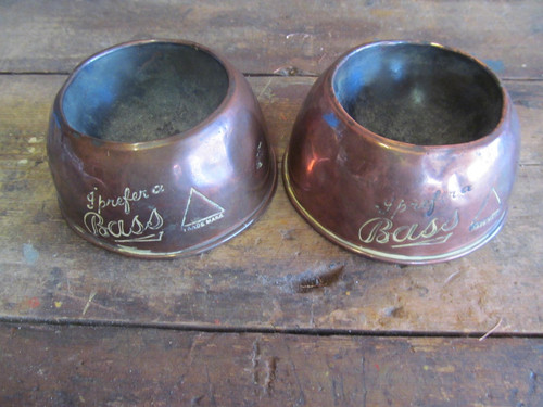 Pair vintage bass brewery - pair,