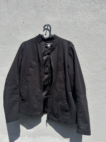 Star raw biker jacket - star,