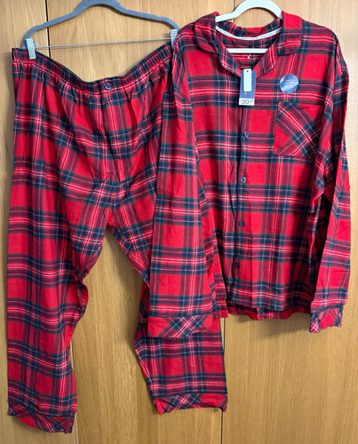 Men 4xl red tartan - 4xl,