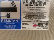 Mamas & papas 140 X 70 X 10 cm