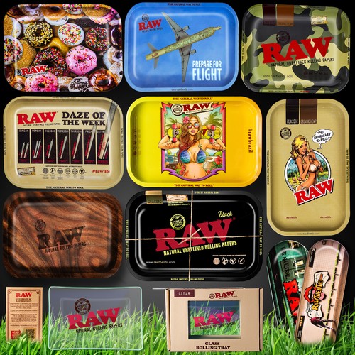 Raw rolling trays mini - rolling, small