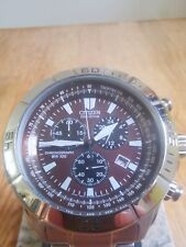 Citizen Brycen Eco-Drive, Brown Dial AT0810-55X