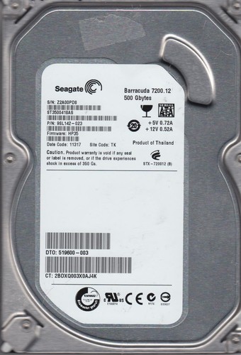 500gb seagate barracuda - 500gb,