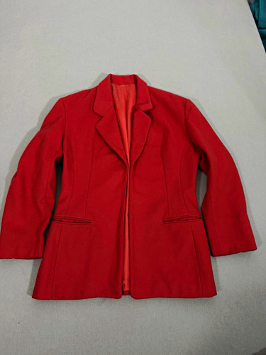 Burnt orange wool look - wool,