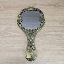 Disney Beauty and the Beast The Musical Hand Mirror Decorative Rare Gold Style 