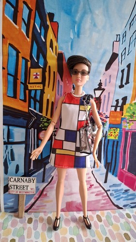 60s themed barbie doll - barbie,