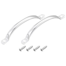 Stainless Steel Door Pull Handles, 2Pcs 120mm/4.72" Long Door Handle with Screws