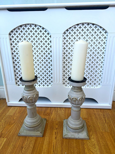 Wooden vintage rustic - , pillar