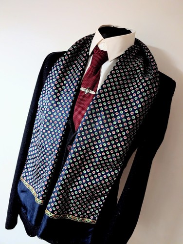 Men vintage geometric blue - men's,