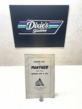 PANTHER  MODELS 100 120 SPARES