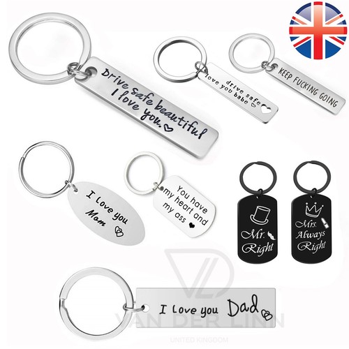 Personalised engraved key - engraved, ring
