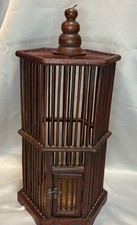 Vintage Wooden Birdcage