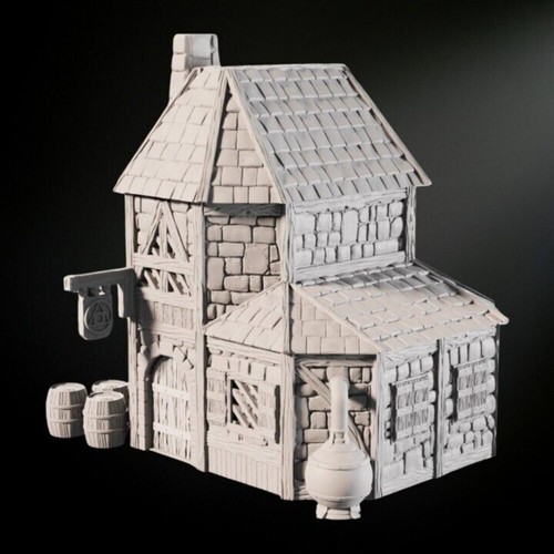 Medieval scenery alchemist - scenery,