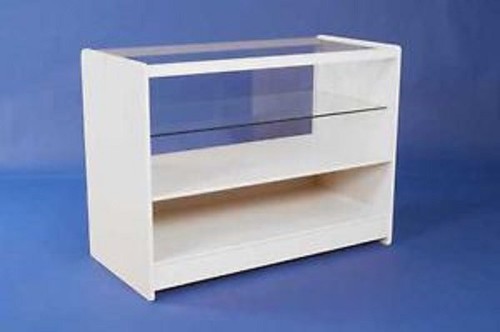 White half glass display - glass,