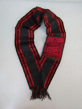 Antique Royal Black Preceptory - Collarette Sash - Orange / Loyalist