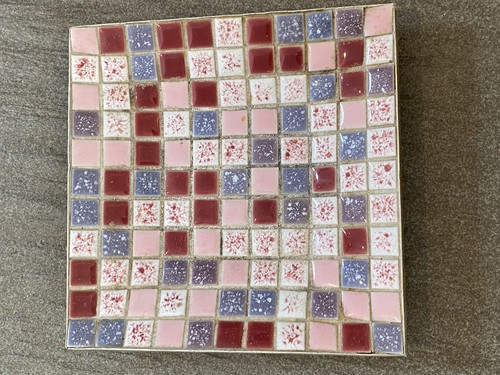 Miniature pink tiles - miniature,