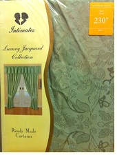 BARCELONA GREEN FLORAL EFFECT READY MADE DECORATIVE PELMET 585cm (230") LUXURY