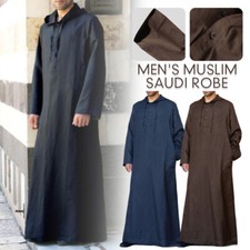 Mens Muslim Saudi Arab Long