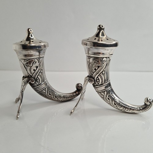 Norwegian silver 830s salt - silver, &
