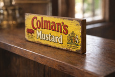 Mustard Sign Vintage Kitchen