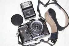 Zenit SLX + 28mm f2.8 Lens + Flashgun + Optech Strap