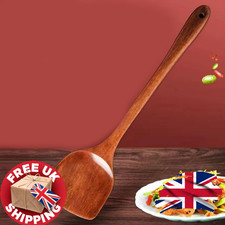 Wooden Shovel Spatula Spoon Non-Stick Kitchen Utensil Rice Cooker Tool UK
