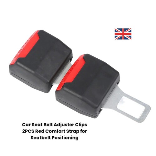 Car seat belt adjuster clips - adjuster,