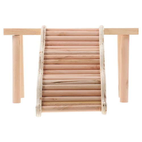 Durable wooden hamster ladder - wooden,
