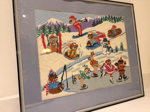 Vintage tapestry completed - vintage,