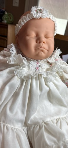 Sleeping baby girl doll - doll, by