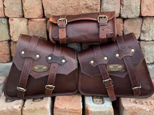 Bag leather motorcycle - bag, saddle