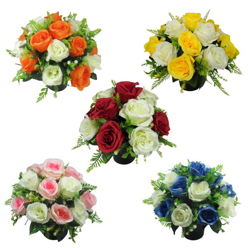 Grave flowers artificial - grave,