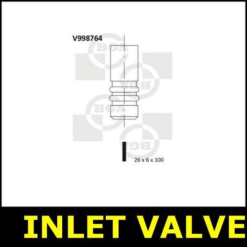 Inlet valve fits 2 - valve, 2.0