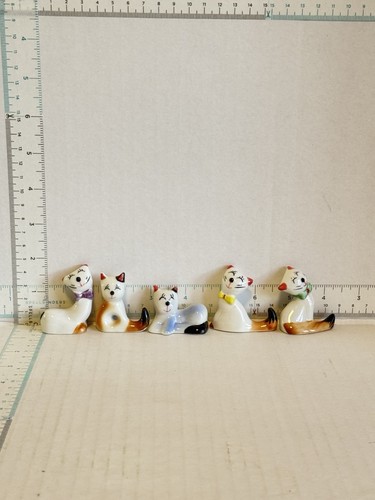 Vintage japanese porcelain cat - japanese,