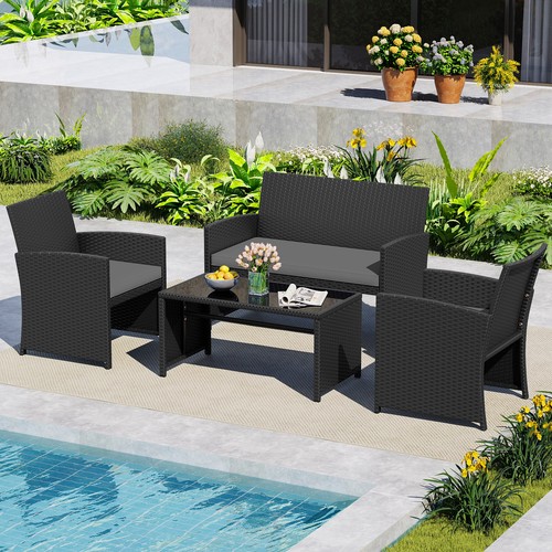 Piece patio rattan - piece,