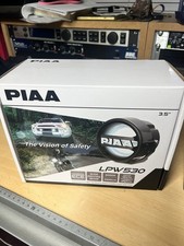 Piaa Spotlights  Lpw530 Wide Driving Beam Set With Switch Harness New  6000k