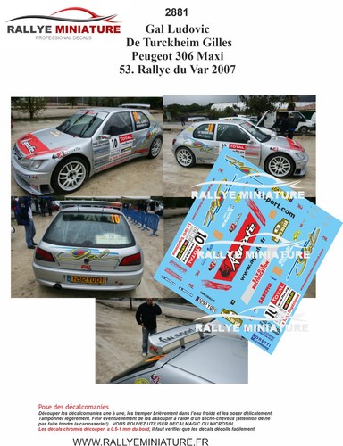 Decals ref 2881 - ref, peugeot