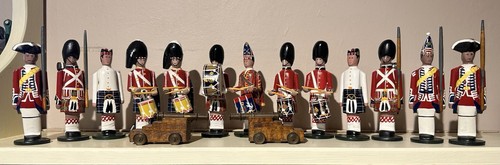 Wooden toy soldiers - wooden, each