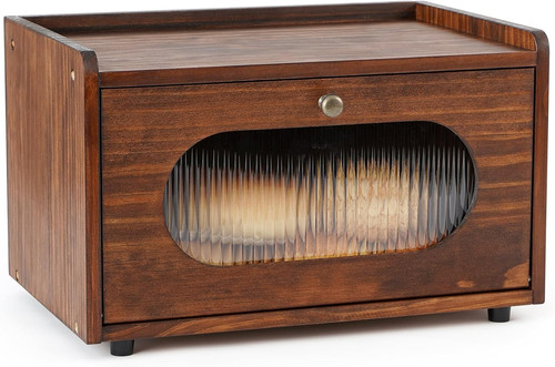 Bread bin wooden box - bread,