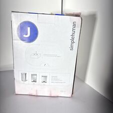 Simplehuman Size J White Drawstring Bin Liners (45 litre) Pack of 60 