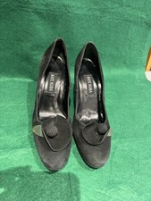 Kate Kuba Black Shoes, Size 37/UK4 Suede