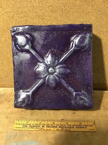 Hand painted framed - 6”x6”,
