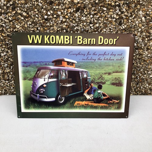 Volkswagen kombi metal sign - volkswagen,